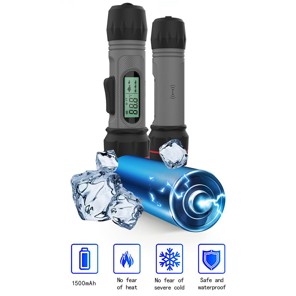 Portable Sonar Fish Finder Waterproof Wireless Bluetooth Depth Finder Ice Fish Finder with Depth Readout Display for