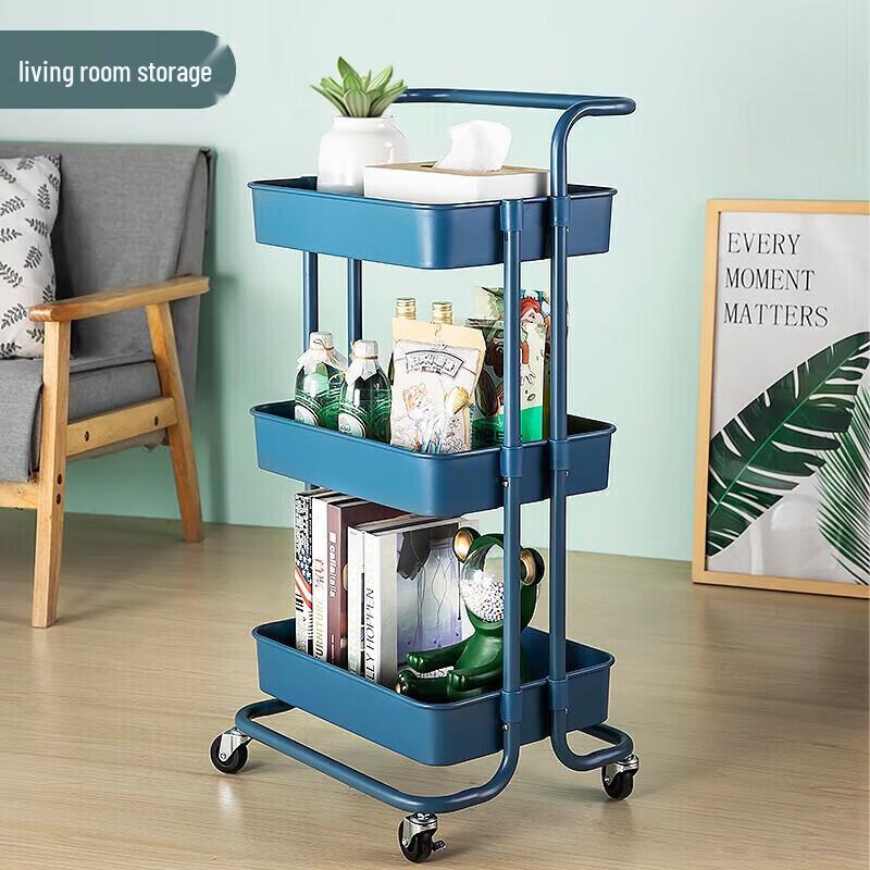 maxcook 3-Tier Rolling Kitchen Storage Cart