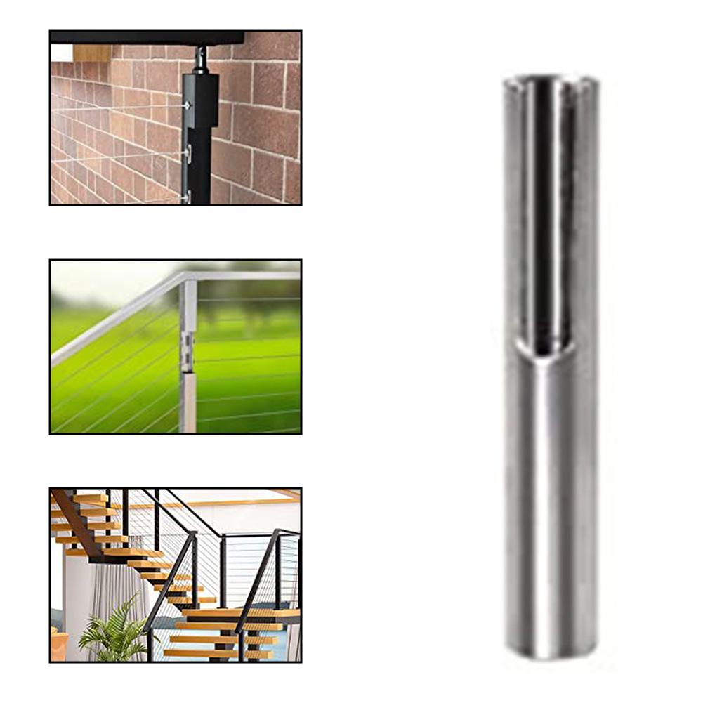 20pcs Fixed Elbow Anchor Terminals Stainless Steel Invisible Terminal For 1/8inch Cable Railing Hardware Accessories