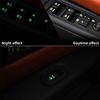 1set Car Windows Control Panel Luminous Decals Door Window Lift Switch Decoration Car Interior Sticker Auto Accessories
