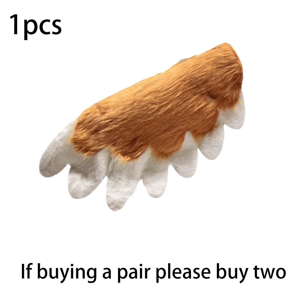 Leksaker Fluffigt Material Fursuit Tasshandskar Söt Design Björnstil Plyschleksaker Kattstil Manga-inspirerade Djurskor Rollspel