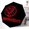 Jägermeister Splash: Kräftig Lebhaft Faltbarer Regenschirm Langlebig Geeignet für alle Jahreszeiten Dreifach faltbar Reise Sonnenschirm