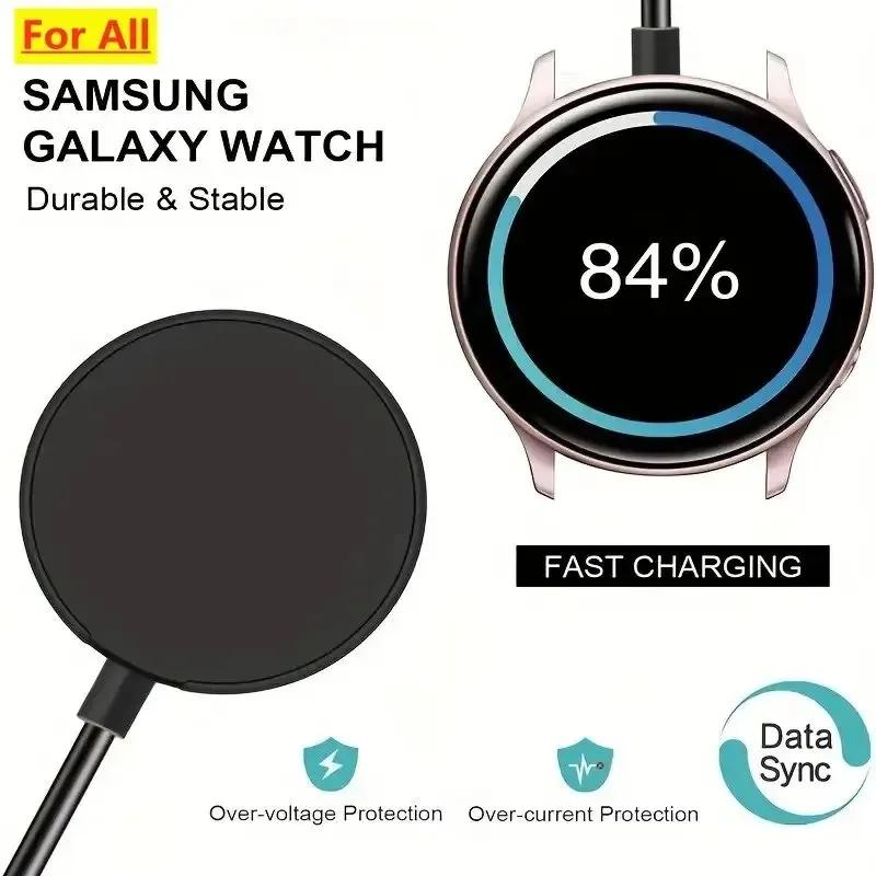 Watch Charger For Samsung Galaxy Watch 3 4 5 6 7 8 Pro Active 2 Portable Wireless Type C PD Cable Fast Charger Dock Statio