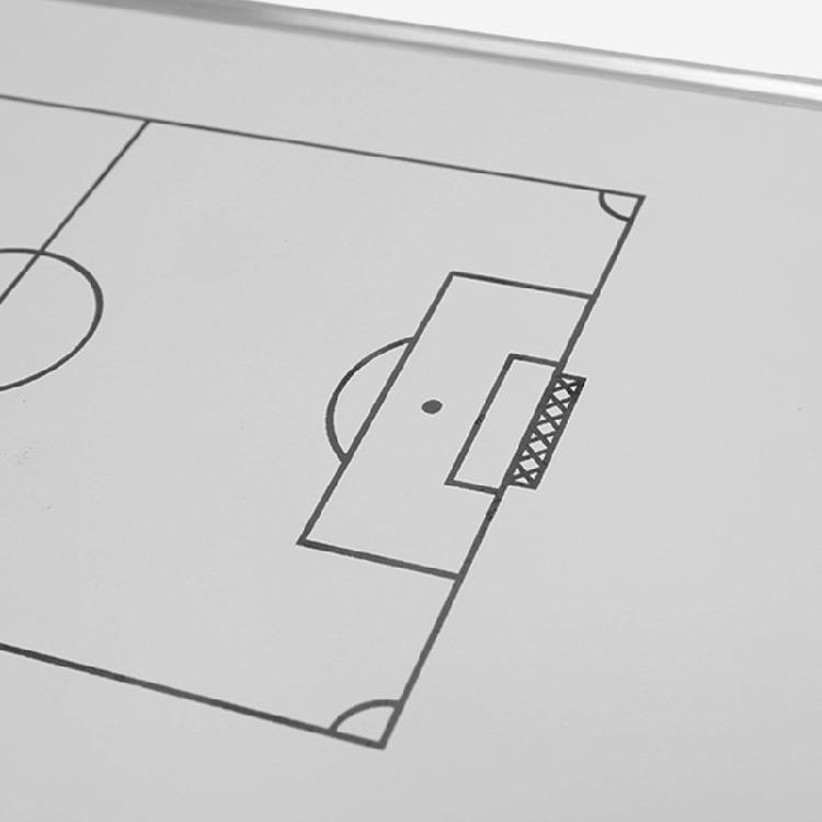 Professional Magnetic Soccer Coaching Board Wall Mounted Aluminum Alloys Tool For Team Sports Strategy