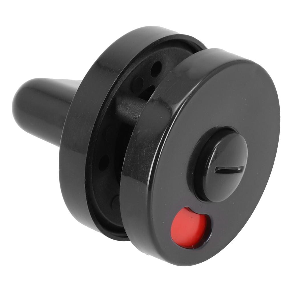 1*Indicator Door Lock Bolt Vacant Engaged Bathroom Privacy WC Toilet Door Lock Black Made Of High Quality Material