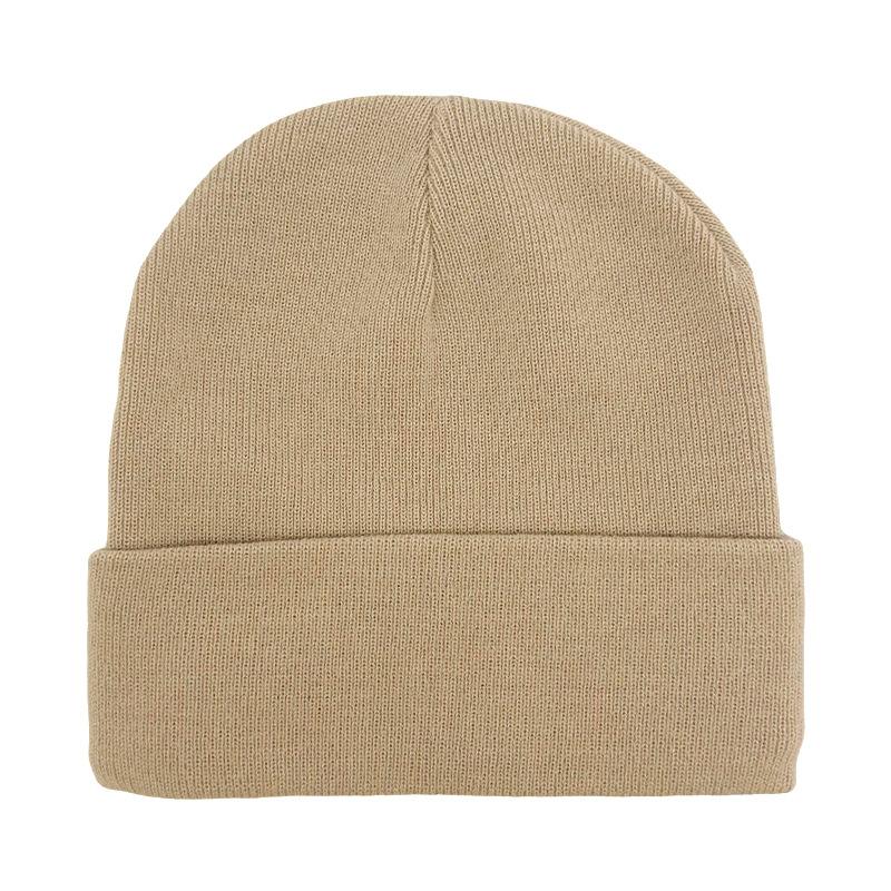 Knitted Hat Versatile Cold-proof Autumn and Winter Hat Women's Wool Hat Spot Pullover Hat Knitted Hat Men's