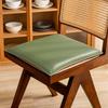 Cuscino per Seduta in Pelle 40×40cm Spessore 3cm Cuscino ad Alta Resilienza Cuscino in Schiuma Viscoelastica Pelle PU Cuscino per Sedia da Pranzo