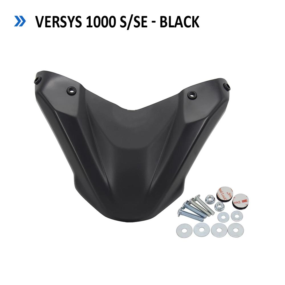 Motorcycle Accessories Carbon fiber Front Fender Beak Cowl Guard Extension For Kawasaki Versys 1000 SE S VERSYS1000 Versys1000