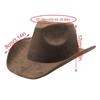 Tibetan Cowboy Hat Tibetan Cowgirl Cowboy Hat Camping Town Travel Spot Wide Brim Adult Size Cowboy Hat  rose Red