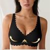 Women S Seamless Leopard Print Push Up Backless Bra