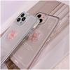 For Samsung Galaxy S26 S25 S24 Ultra S23 S22 S21 FE A55 5G A54 A53 A52 A15 A35 A14 A34 Case Korean 3D Bow Clear Soft Clear Cover