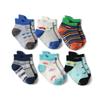 12er Set Kurzsocken mit Fahrzeug Crew Length Socks [Eiho] Jungensocken Jungen Anti-Rutsch Knöchelsocken, (Fahrzeuge für Jungen, 12-14cm)