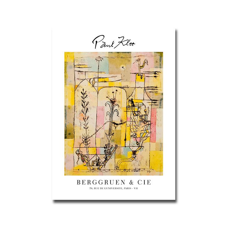 Rough-Cut Head Poster Unique Watercolor Print Abstract Vintage Canvas Painting Wall Art Living Room Home Decor Bedroom Picture