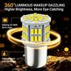1157 Led Brake Light Bulb, 54SMD Super Bright Bulb, BAY15D 7528 1154 3496 2357 2057 3014 Replacement Light Bulb for Brake Tail Light for Car RV