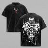 Zenin Maki Jujutsu Kaisen T-shirt Fushiguro Toji Vintage Washed Oversized T Shirt Men's Clothing Short Sleeve Cotton Tees Tops