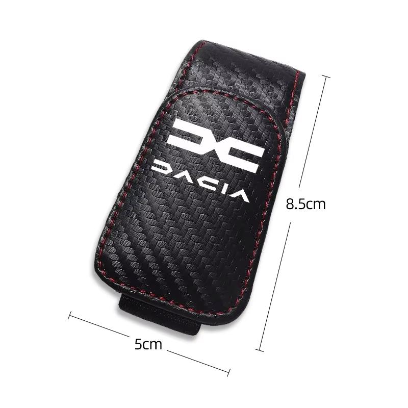 BGS1 Car Glasses Sun Visor Box Auto Sunglasses Clip Card Accessories For Dacia Bigster Spring Duster Sandero Lodgy Jogger Mcv Logan
