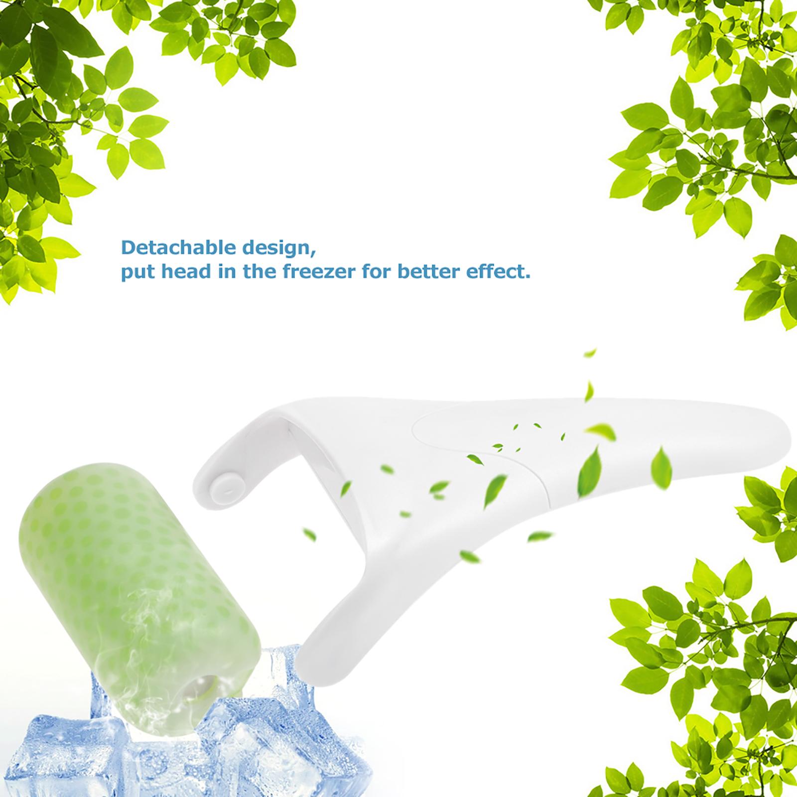 

Ice Skin Roller Face Body Massage Iced Wheel Prevent Wrinkles Anti Aging ABS Handle