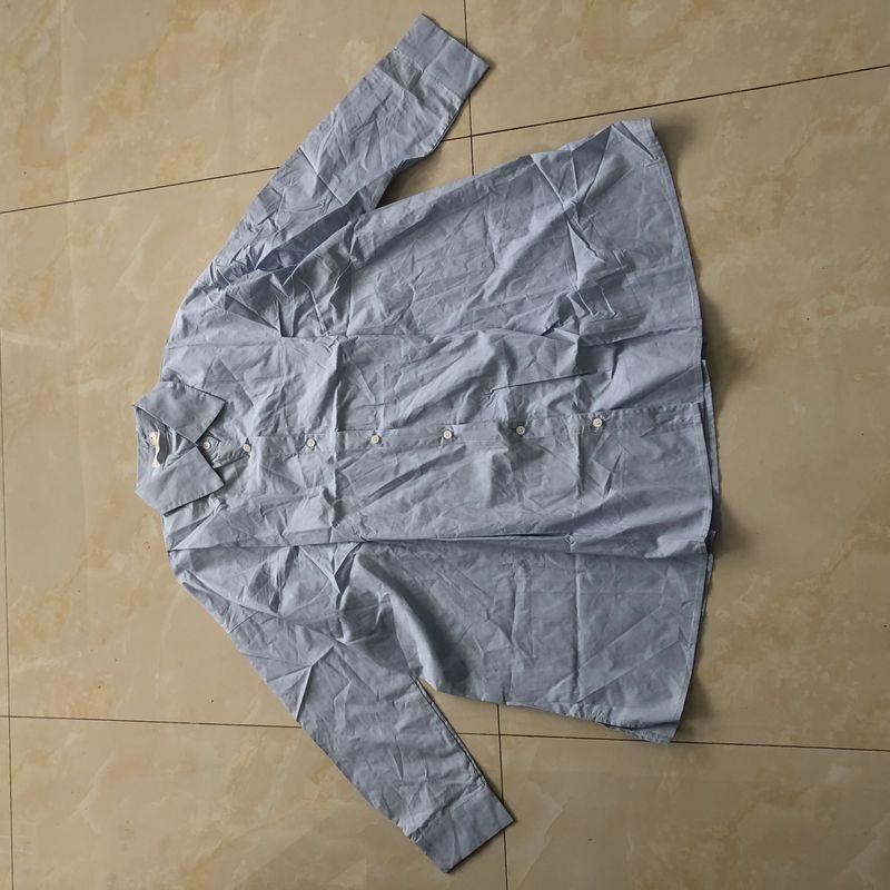 Cotton Shirt Autumn New Arrival Foreign Trade Women's Clothing Fashion Polo Collar Single-Breasted Long Sleeve Large Design Shirt 32764