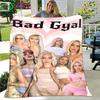 Fashion Spain Female Singer B-bad G-Gyal  Four Seasons Blanket Sofa Cover Travel Bed Plush Blanket Office Break Blanket Gift