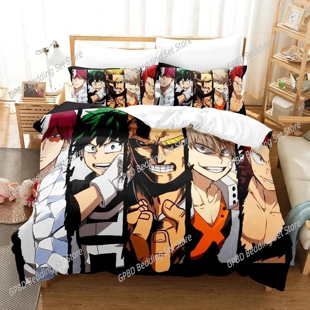 

Comforter 3D Print Anime My Hero Academia Bedding Set Bedroom Soft Modern S Comefortable And Comforter (quilt)-EU Single(135*200cm)3pcs