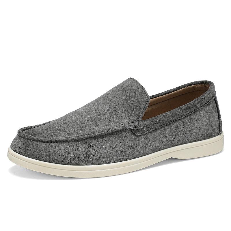 New Four Seasons Lazy Doudou Shoes British Casual Leather Shoes