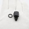 Female to Male Reducer 4AN to 3AN Reduce adaptor Aluminum JIC AN4 Female to Male AN3 Flare Thread Hose Reducing Fittings Black, Pack of 2