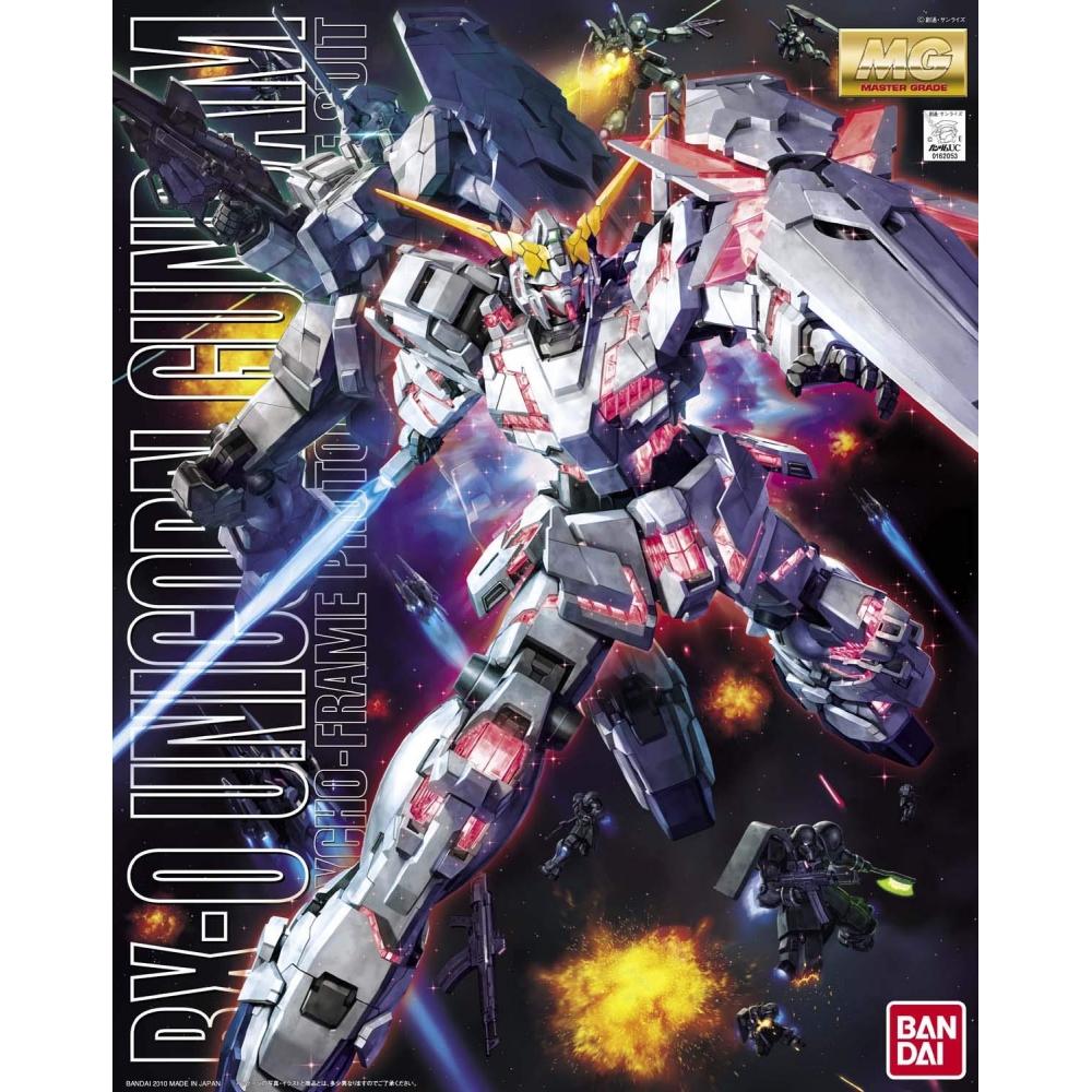 MG Mobile Suit Gundam UC Unicorn Gundam 1100 Scale Color-coded Plastic Model