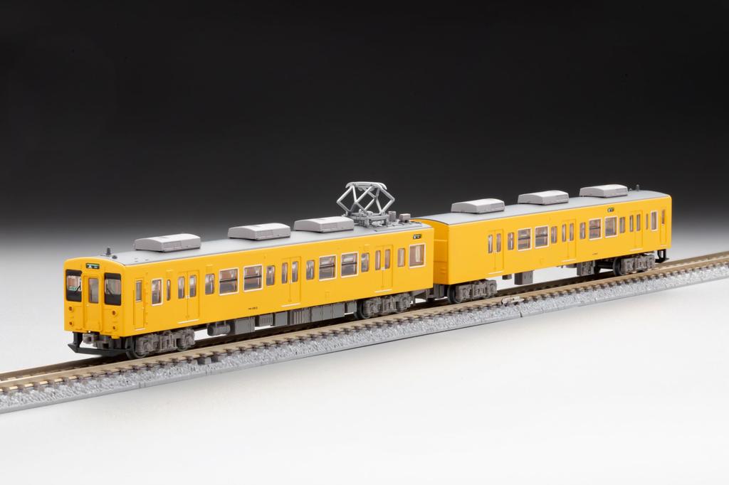 TOMYTEC Railway Collection JR 105 Series 30N Upgraded Train Okayama Railway Branch F02 Formation - Yellow 2-Car Set Diorama Supplies 333517