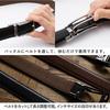 [VITAFELICE] Vita Felice Genuine Leather Holeless Auto-Lock Belt for Men nsz-30296n (Black Nickel)