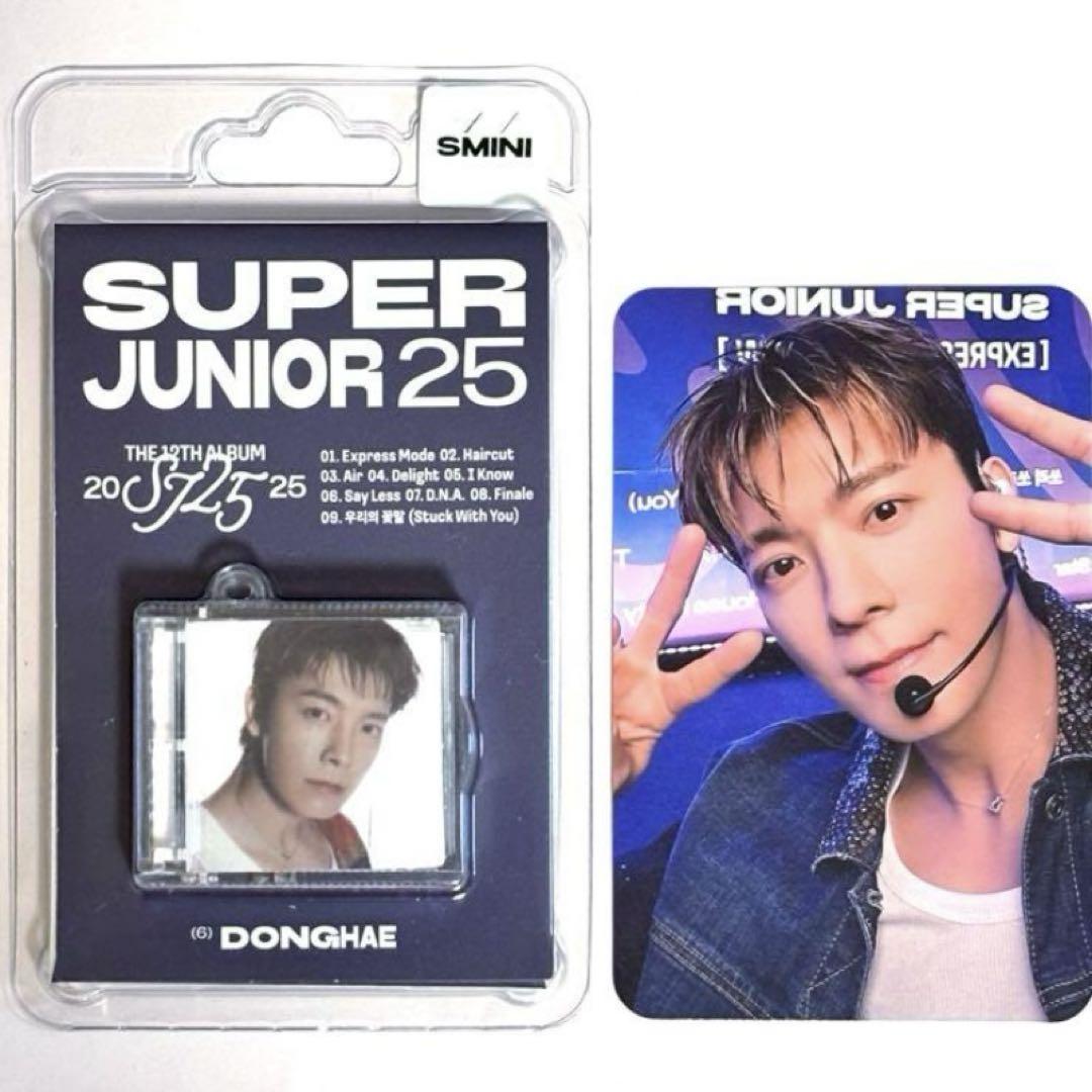 

[USED] No trading card SUPER JUNIOR 25 S Mini + purchase bonus Donghae