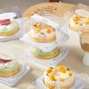 4-inch Square Plastic Cake & Dessert Boxes