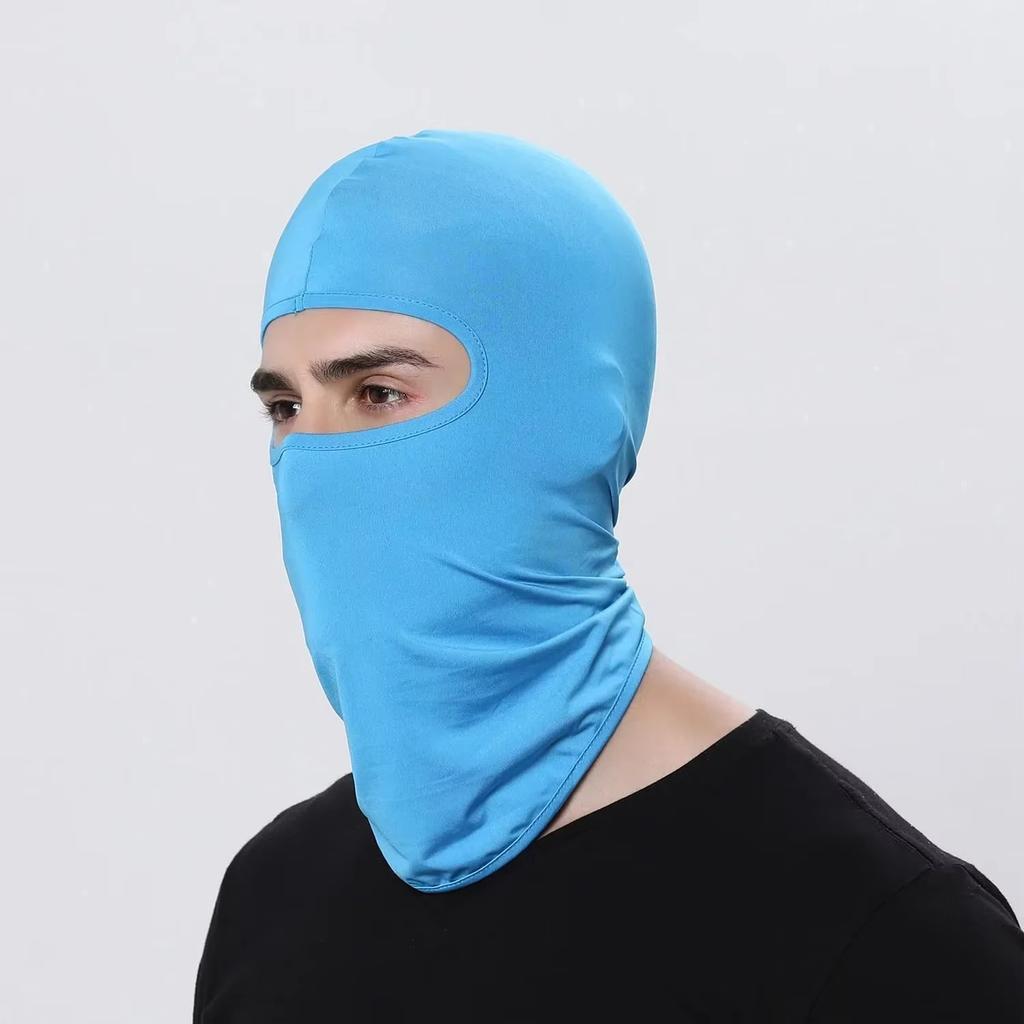 Balaclava Motorcycle Face Mask Cycling Full Face Mask Outdoor Sports Ski Neck Protecting Mask Scarf Helmet Inner Cap