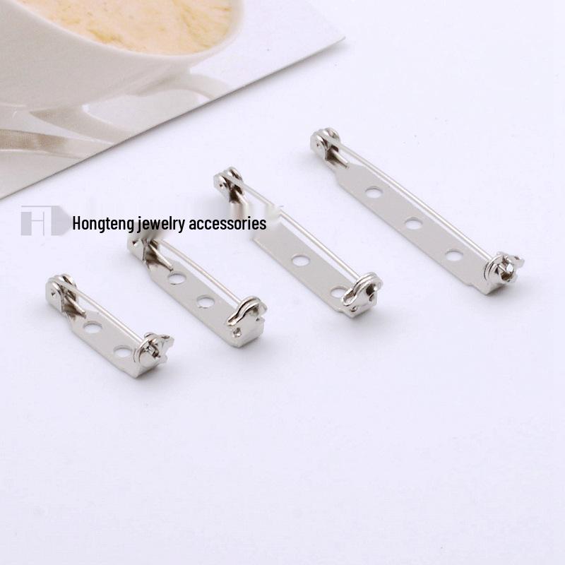 2.0/2.5/3.3/3.8 Sicherheitsbrosche mit drei Löchern und Verschlusskopf-Sicherheitsnadel