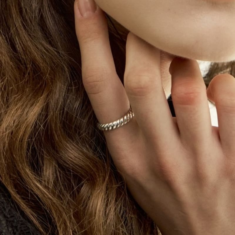 BEFORE MOONRISE Vine Twist Ring SILVER SR306S