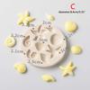 DIY Wax-Melt Moulds Heart Flower Bow-Shape Silicone Molds Chocolate Candy Gummy Molds for Party Cake Decorations Tool