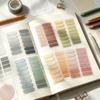 Translucent Stick Tabs with Writable Selves-Adhesive Surfaces, Multicolor Gradient Page Markers for Note, Tasks, and Document Organization