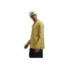 Y-3 Gfx Long Sleeve Tee Casual Loose Fit Round Neck Cotton Men Tops Yellow IP7709