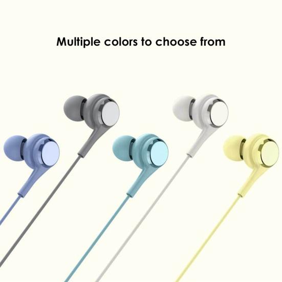 3.5mm Wired In-Ear 4D Stereo HiFi Music Earphone Headset with Mic for Phone PC