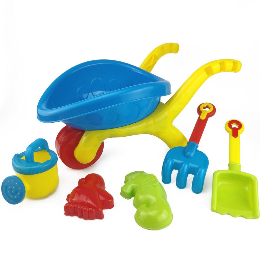 Beach Toy Trolley Set Baby Indoor Seaside Playing Sand Digging Sand Playing Water Playing Snow Shovel Set