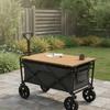 Portable Folding Camping Cart Tabletop Sturdy for Picnics, Tailgating