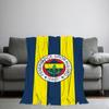 F-FenerbahceS Skicomfort teplá měkká domácí dětská pikniková deka vhodná do obývacího pokoje, kanceláře, na každodenní cestování, dárky