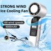 4000mAh Rechargeable Electric Handheld Fan 100 Speeds Adjustable Portable Travel Outdoor Foldable Mini Air Cooling Turbo Amagi