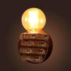 American Retro Clenched Fist Wall Lamp: Resin Industrial Loft Style for Indoor Corridors and Hotels