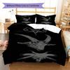 Satan Symbol Pattern Bedding,Quilt Set Quilt Cover Pillowcase Home Birthday Gift (1 * duvet cover + 2 * pillowcase, without core)