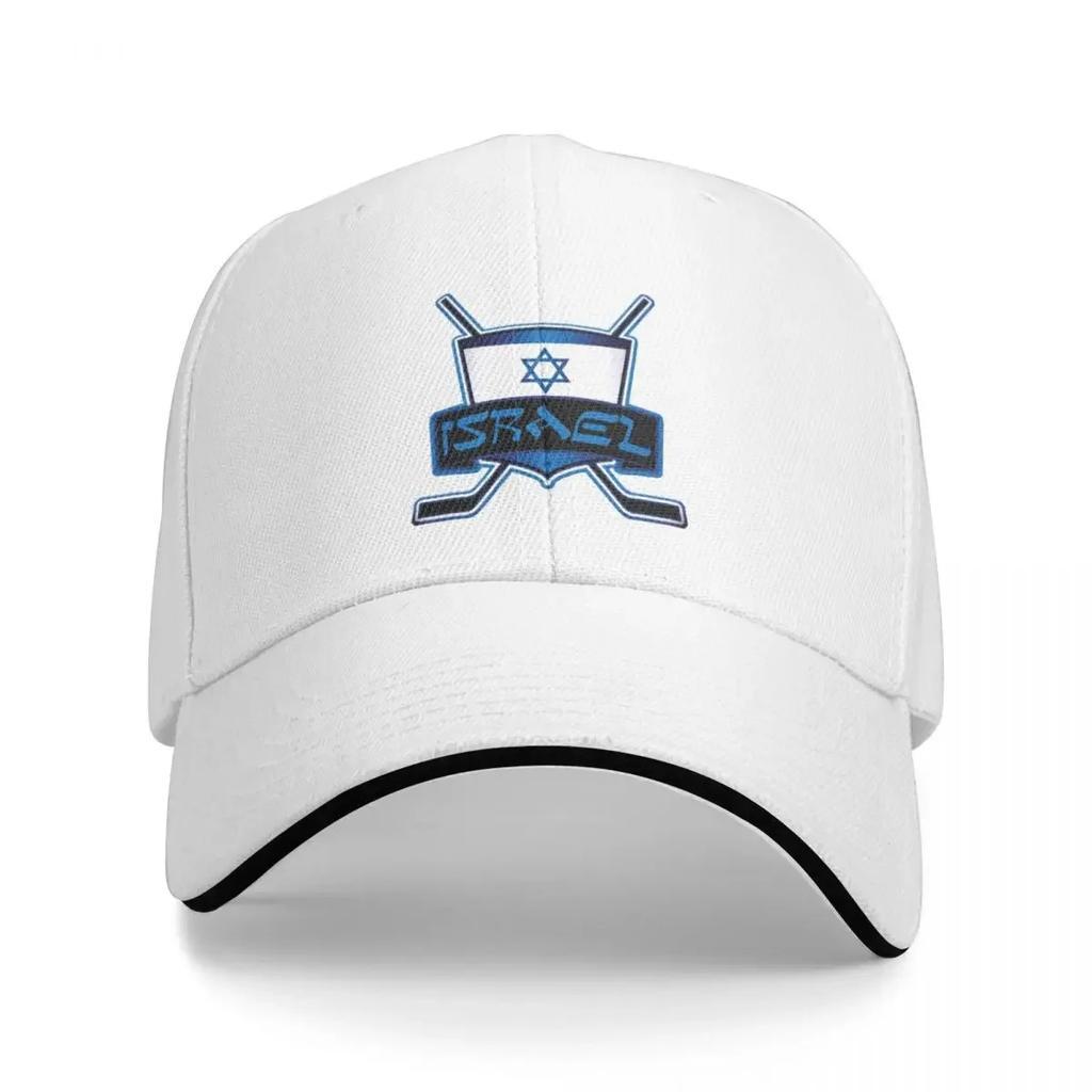 Israel Hockey Flag Logo Cap Casual Baseball Caps Adjustable Hat Hip Hop Summer Unisex Baseball Hats Customizable Polychromatic