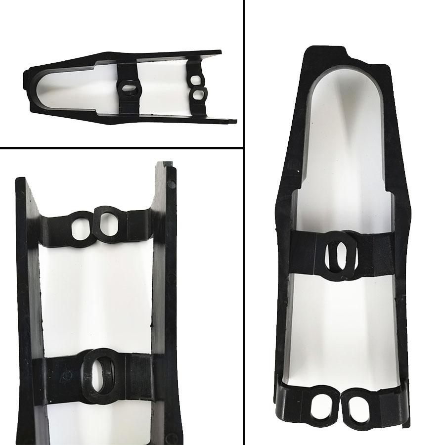Front Swing Arm Chain Guide Slider Black Rubber For Honda XR250R XR350R XR600R