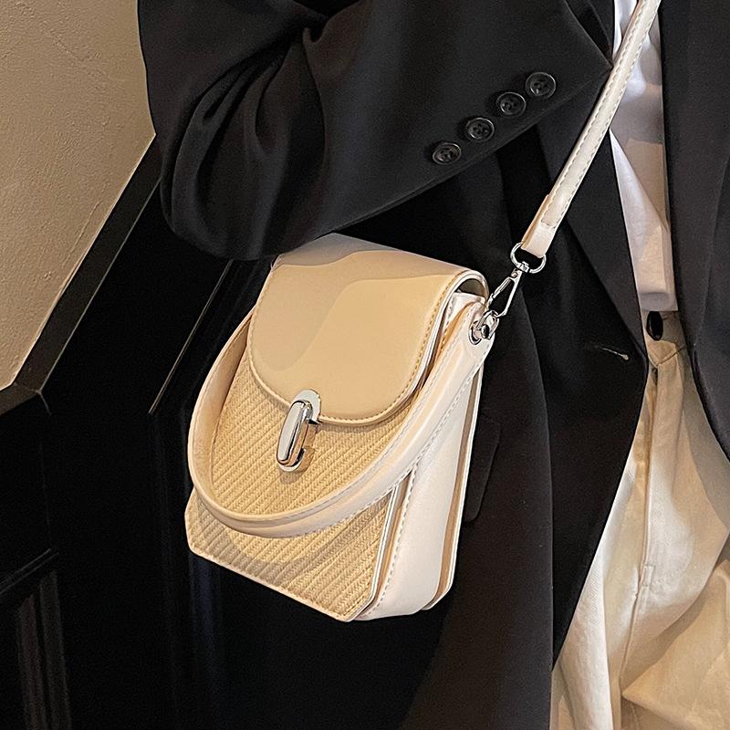 This year's popular French simple foreign style portable personalized mobile phone bag versatile commuter high sense shoulder messenger bag