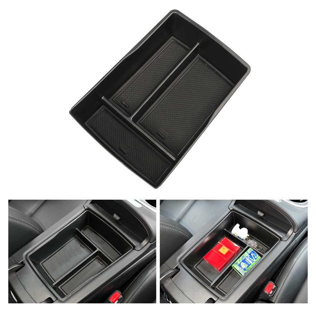 Car Central Armrest Storage Box for Hyundai Santa Fe 2021-2023 Center Console Organizer Tray Accessories Tidying