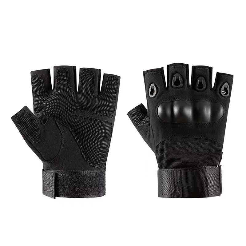 Tactical Half Finger Gloves Sports Fitness Training Motorcycle Climbing Outdoor Riding Gloves Mountaineering Anti Slip and Wear Resistant