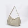 Solid Color Simple Crossbody Bag Korean Style Dumpling Bag Soft Versatile Shoulder Bag  Travel